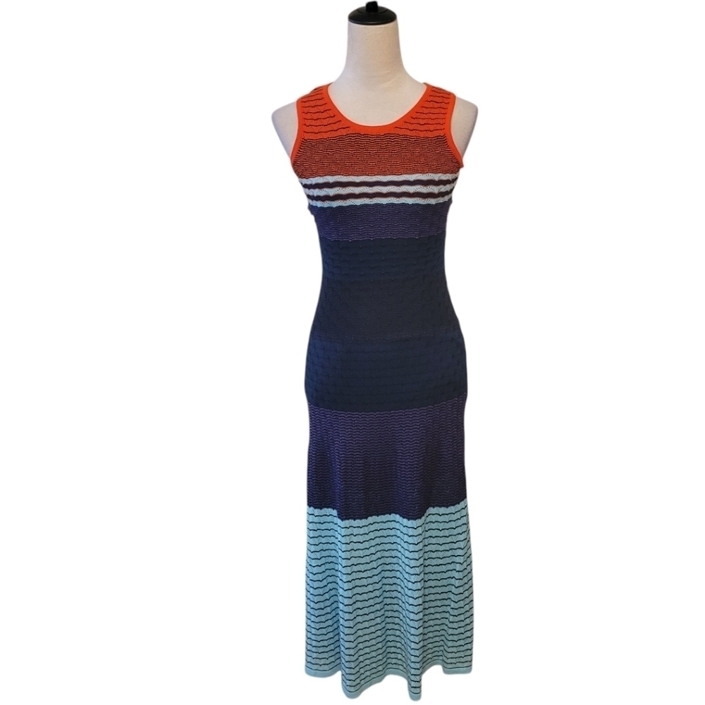 Parker‎ Sleeveless Knit Back Cutout Midi Sweater Dress Size Small - Picture 2 of 6